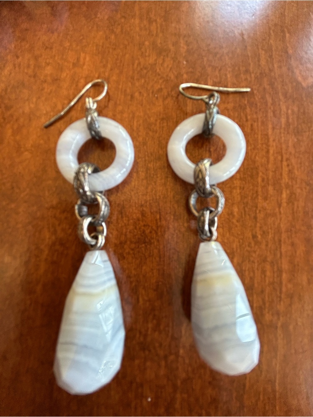 STEPHEN DWECK Sterling Silver and Natural Stone Earrings